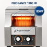 Toaster konveieriga Pro 1300 W roostevaba teras — Dynasteel