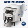 Toaster konveieriga Pro 1300 W roostevaba teras — Dynasteel