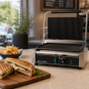 Grill Panini Pro 2200 W Rihveldatud 340x220 mm Roostevaba Teras