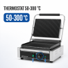 Grill Panini Pro 2200 W Rihveldatud 340x220 mm Roostevaba Teras