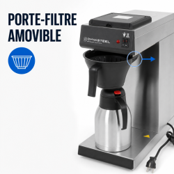 Professionaalne kohvimasin 2 L Roostevaba teras AISI 304 — Filter CHR