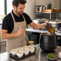 Soupière Électrique Pro 9 L 400 W — Termostaat 30-80 °C