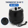 Soupière Électrique Pro 9 L 400 W — Termostaat 30-80 °C