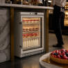 Mini klaasustega külmik 170 L 0/+8 °C - Dynasteel