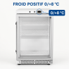 Mini klaasustega külmik 170 L 0/+8 °C - Dynasteel
