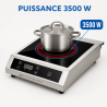 Plaadi induktsioon Pro 3500 W 8 taset taimer | Dynasteel