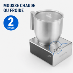 Mousseerija Piimale 0,4 L 650 W Roostevaba Teras – Dynasteel