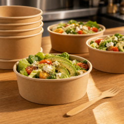 Kraft salatikauss 500 ml Ø 150 mm — Komplekt 300