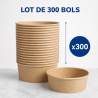Kraft salatikauss 500 ml Ø 150 mm — Komplekt 300