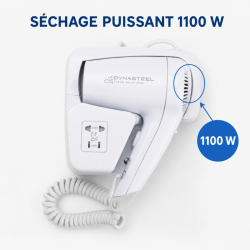 Seinapealne föön 1100 W Valge — Hotell & Spa