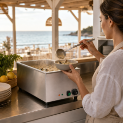 Bain-Marie Professionnel GN 1/1 20 L 1200 W Roostevaba Teras