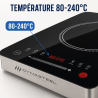 Induktsioonplaat Pro 2500 W — 80-240°C, Digitaalne