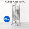 Échelle Pâtissière Inox 16 Niveaux 600x400 | Dynasteel