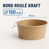 Kraft salatikauss 750 ml Ø150 mm — Komplekt 300