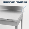 Roostevabast terasest laud 1600x600 mm tagasein ja alumine riiul