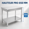 Roostevabast terasest laud 800x600 mm alumise riiuliga — Pro