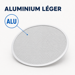 Perforeeritud pitsaalus Ø 400 mm alumiinium