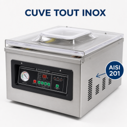 Masin Sous Vide kellaga 900 W - Keevitus 400 mm Roostevaba teras