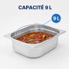 Bac Gastro GN 2/3 Inox 9 L - Sügavus 100 mm