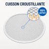 Plaaditud pitsaplaat Ø 250 mm alumiinium — Dynasteel
