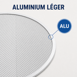 Plaaditud pitsaplaat Ø 250 mm alumiinium — Dynasteel