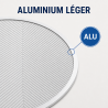 Plaaditud pitsaplaat Ø 250 mm alumiinium — Dynasteel