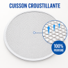 Perforeeritud pitsaalus Ø 350 mm Alumiinium — Pro
