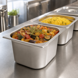 Bac Gastro GN 1/2 Inox Sügavus 200 mm 12,5 L