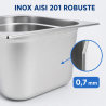 Bac Gastro GN 1/2 Inox Sügavus 200 mm 12,5 L