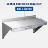 Roostevabast terasest seinariiul 800 x 300 mm tagaseinaga