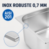 Bac Gastro GN 2/3 Inox 13 L - Sügavus 150 mm