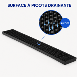 PVC baarimatt 59 cm must — Tilguti lett CHR