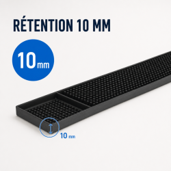 PVC baarimatt 59 cm must — Tilguti lett CHR