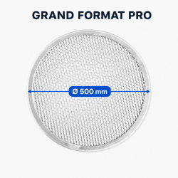 Perforeeritud alumiiniumist pitsarest Ø 500 mm - Pro