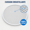 Perforeeritud pitsaalus Ø 280 mm Alumiinium — Dynasteel