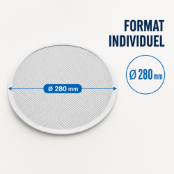 Perforeeritud pitsaalus Ø 280 mm Alumiinium — Dynasteel