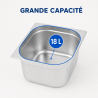 Bac Gastro GN 2/3 Inox 18 L - Sügavus 200 mm