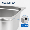 Bac Gastro GN 2/3 Inox 18 L - Sügavus 200 mm