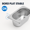 Bac Gastro GN 1/9 Inox - Sügavus 65 mm - 0,6 L