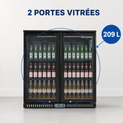 Tagumine Baar Jahutatud 209 L 2 Klaasust — Ventileeritud