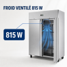 Armoire Négative 1400 L Inox 2 Portes GN 2/1 Ventilée