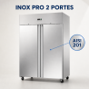Positiivne külmkapp 1400 L Roostevaba teras GN 2/1 – 2 ust