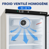 Inox Sügavkülmik 510 L Ventileeritud -18/-22 °C
