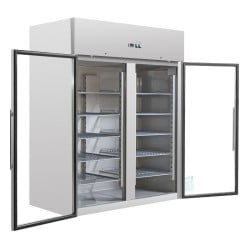 Positiivne külmkapp 1400 L 2 klaasustega GN 2/1