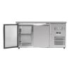 Positive Refrigerated Table 2 Doors 228 L Ventilated Stainless Steel