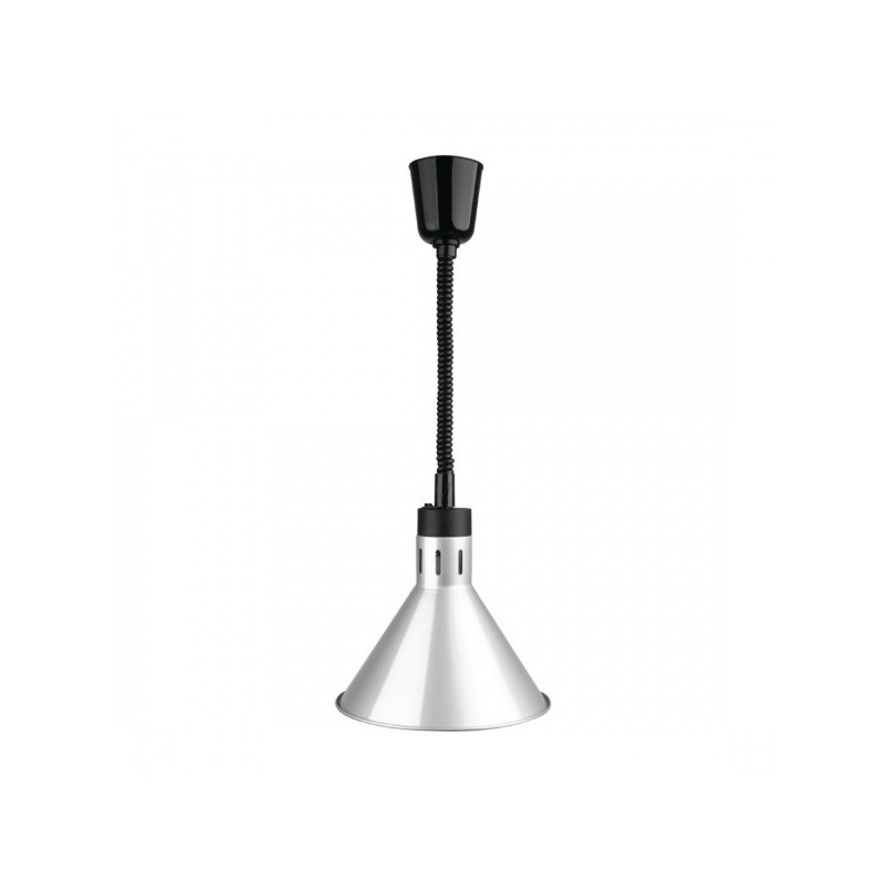 Silver Conical Heat Lamp Dynasteel - Keeps food warm for catering professionals