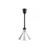 Lampe Chauffante Conique Argentée Dynasteel - Maintien des aliments chauds pour les professionnels de la restauration