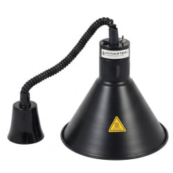 Kooniline must soojenduslamp koos pirniga - Dynasteel