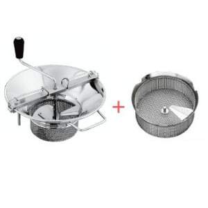 Pakend köögiviljamuulimise masinale N°5 roostevabast terasest - rest Ø 2 mm Tellier