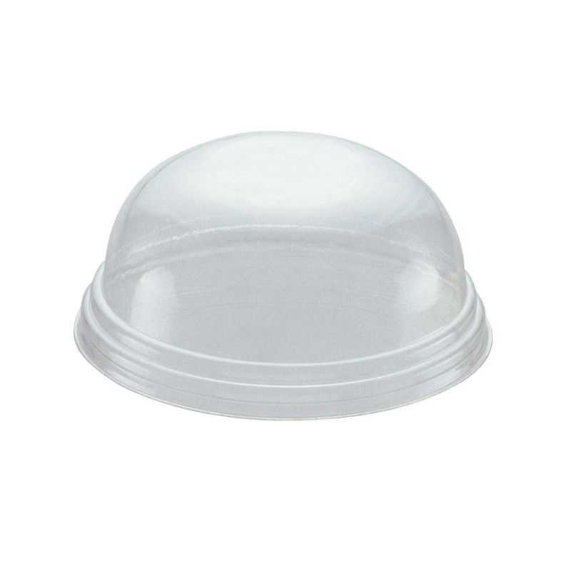 Couvercle Dôme sans trou en RPET - Ø 81 - Lot de 100 Couvercle Dôme sans trou en RPET - Ø 81 - Lot de 100